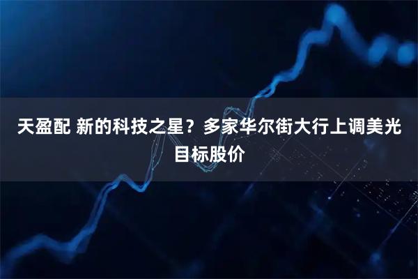 天盈配 新的科技之星？多家华尔街大行上调美光目标股价